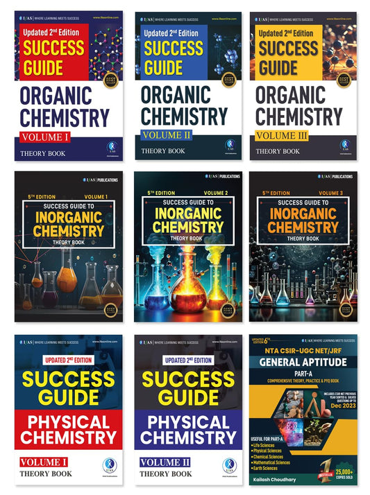 CSIR NET Chemical Science Books - Detailed Theory and Complete Study Materials (9 Books)