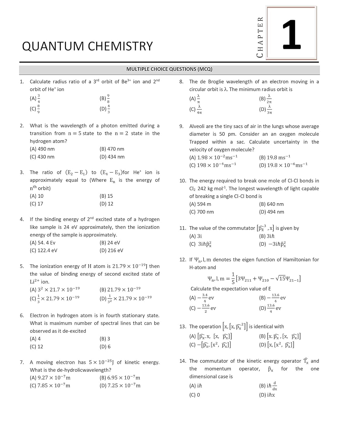 GATE Chemistry 2026 Books (Set of 4 Books) Inorganic, Organic, Physical Chemistry & GATE General Aptitude Books Topic Wise Sorted Practice Questions with Detailed Solutions