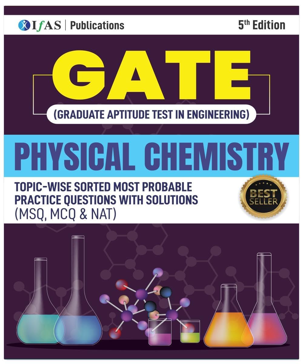 GATE Chemistry 2026 Books (Set of 4 Books) Inorganic, Organic, Physical Chemistry & GATE General Aptitude Books Topic Wise Sorted Practice Questions with Detailed Solutions