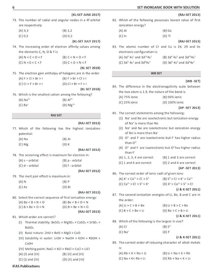 SET Chemistry Organic, Inorganic & Physical Combo Books (Set of 3) - Topicwise sorted Chemical Science Previous Year Questions solved Paper