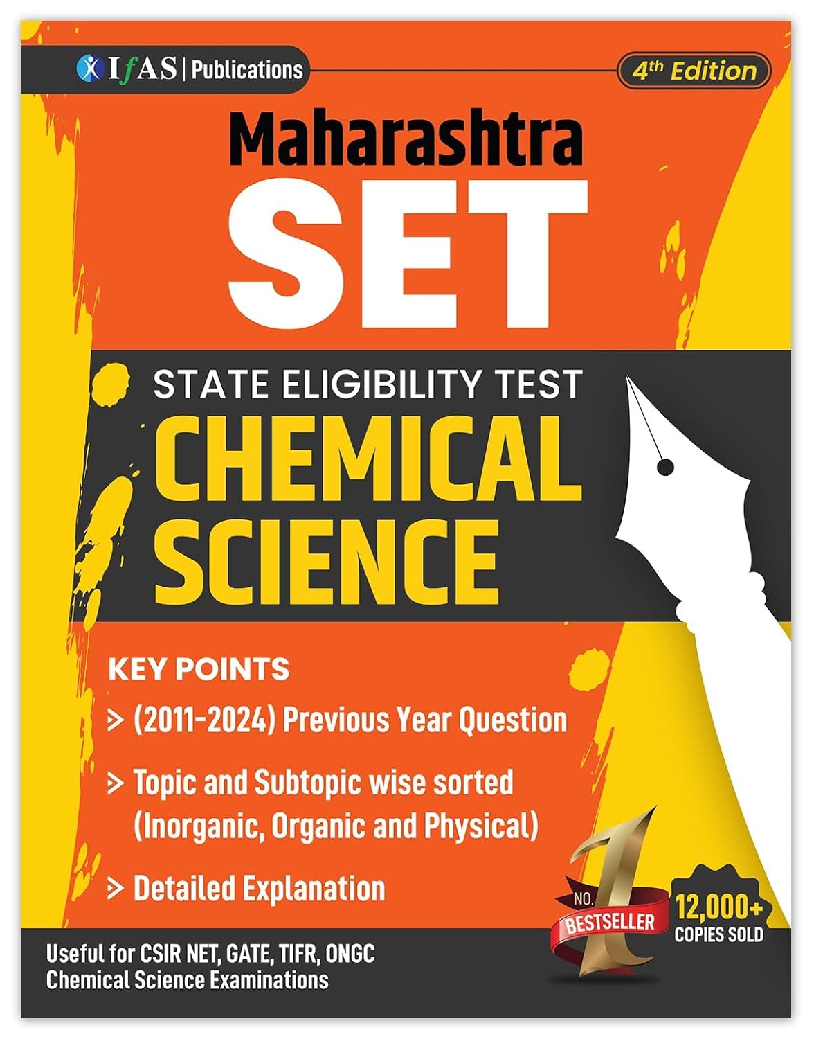 SET Chemistry PYQ Book 2026 Chemical Science Previous Year Solved Papers (2011-2024) Complete Syllabus Topic wise Sorted with Detailed Solutions