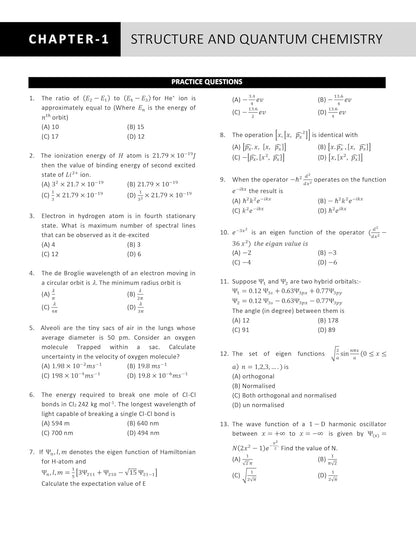 BARC OCES Chemistry Book- Most Probable Practice Questions with Solutions, Topic-Wise Sorted 1000+ Practice questions Solved Papers