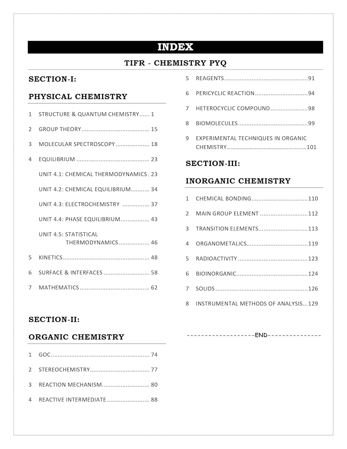 TIFR Chemistry Book Previous Year Questions (PYQ) with Detailed solutions 15 Years From 2010-2024 Topic Wisse Sorted solved papers