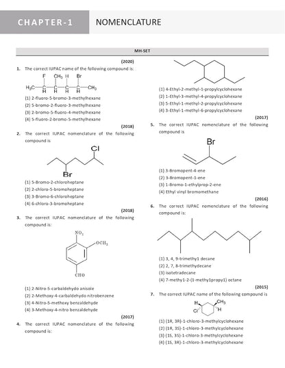 SET Chemistry Organic, Inorganic & Physical Combo Books (Set of 3) - Topicwise sorted Chemical Science Previous Year Questions solved Paper