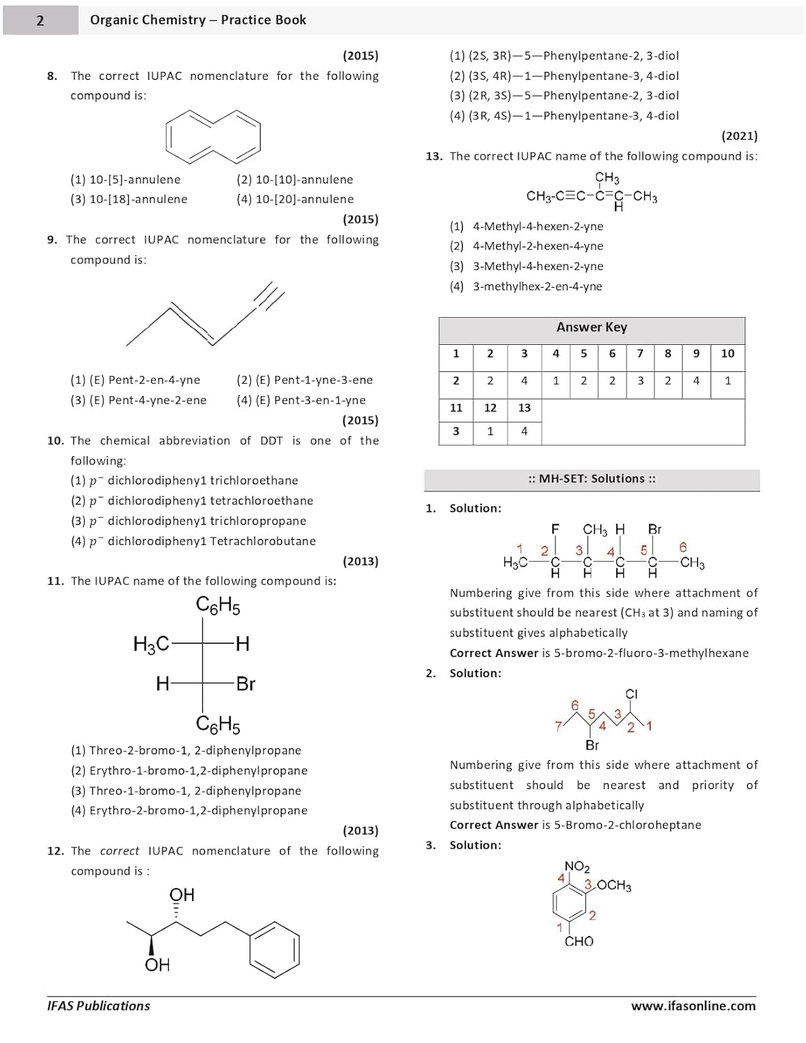 SET Chemistry Organic, Inorganic & Physical Combo Books (Set of 3) - Topicwise sorted Chemical Science Previous Year Questions solved Paper
