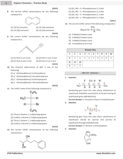 SET Chemistry Organic, Inorganic & Physical Combo Books (Set of 3) - Topicwise sorted Chemical Science Previous Year Questions solved Paper