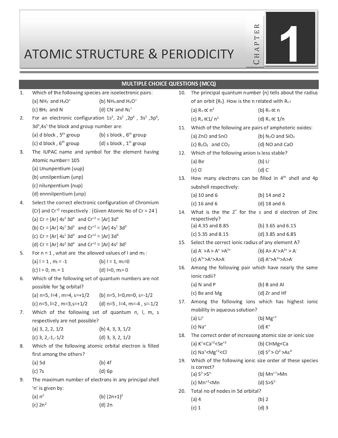 GATE Chemistry 2026 Books (Set of 4 Books) Inorganic, Organic, Physical Chemistry & GATE General Aptitude Books Topic Wise Sorted Practice Questions with Detailed Solutions