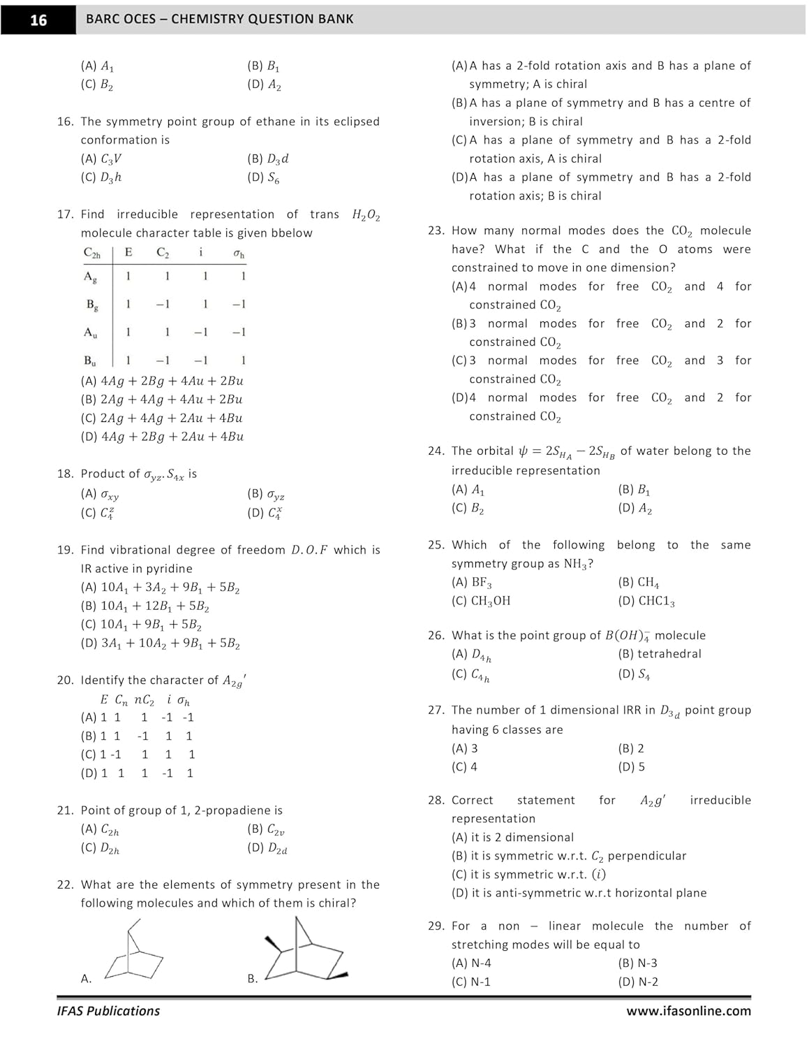 BARC OCES Chemistry Book- Most Probable Practice Questions with Solutions, Topic-Wise Sorted 1000+ Practice questions Solved Papers