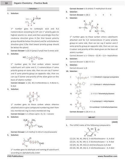SET Chemistry Organic, Inorganic & Physical Combo Books (Set of 3) - Topicwise sorted Chemical Science Previous Year Questions solved Paper