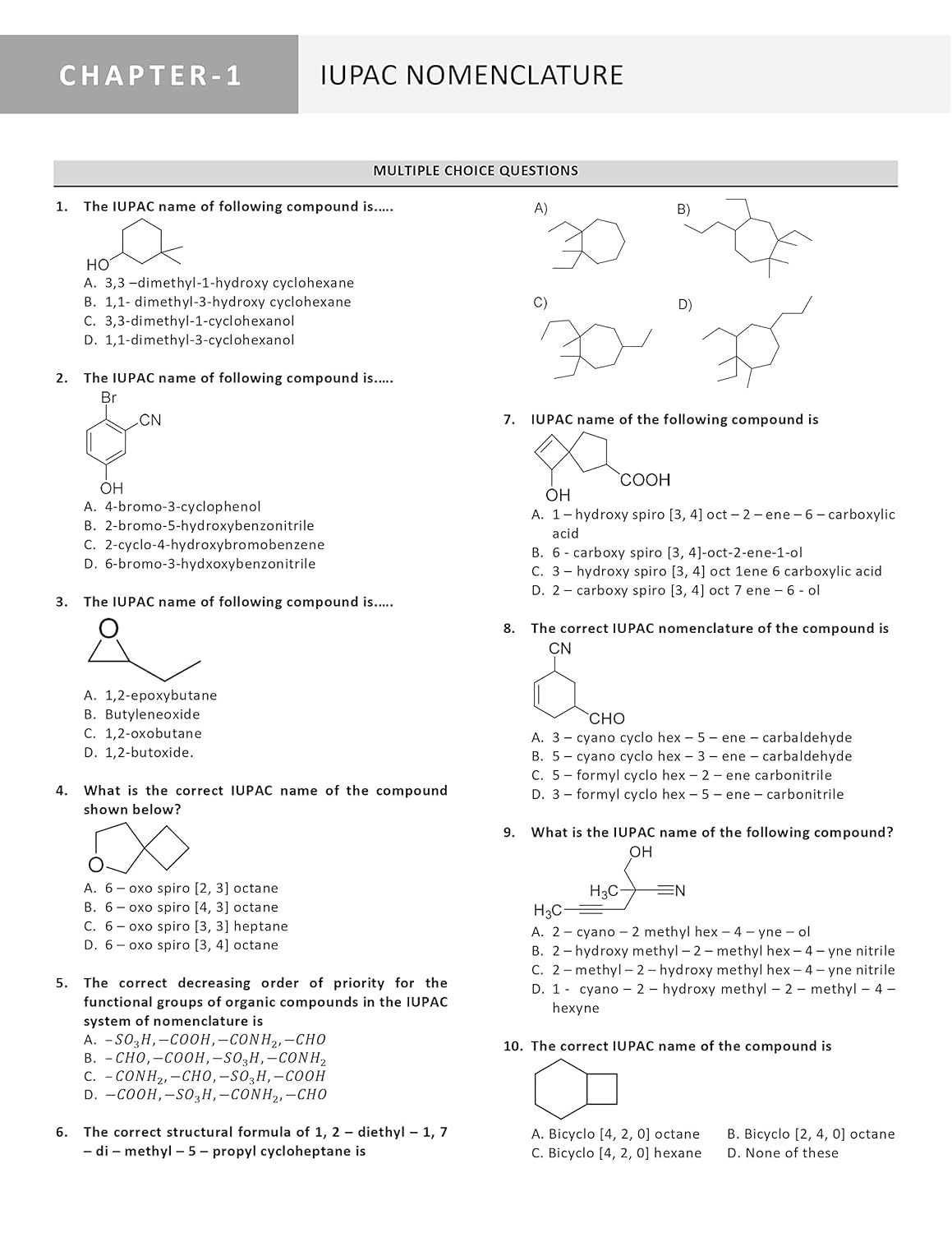 GATE Chemistry 2026 Books (Set of 4 Books) Inorganic, Organic, Physical Chemistry & GATE General Aptitude Books Topic Wise Sorted Practice Questions with Detailed Solutions