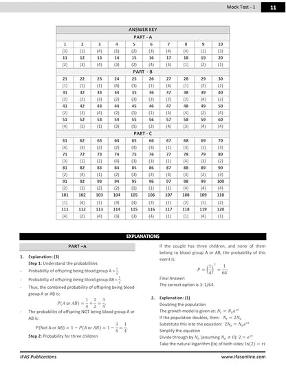 CSIR NET Chemical Science Book 2025- Mock Test Papers for Rank Booster
