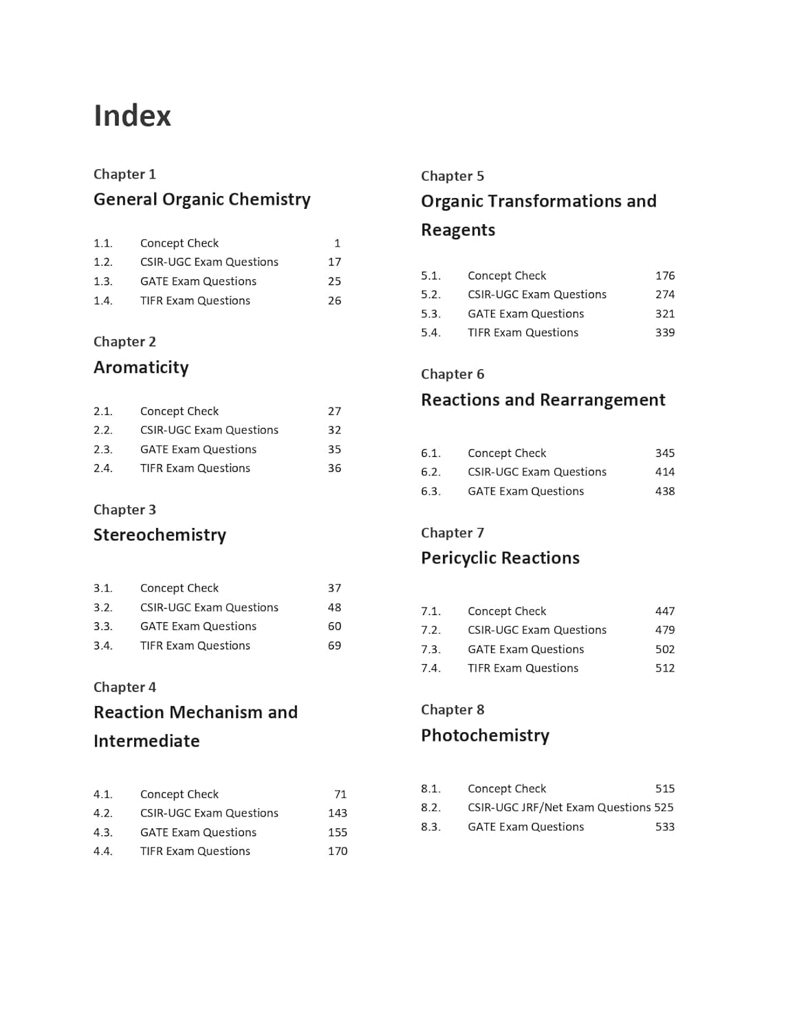 CSIR NET Chemical Science Books - Organic, Inorganic & Physical Chemistry Practice Questions Topicwise wise Sorted Practice Question Bank with Detailed Solutions