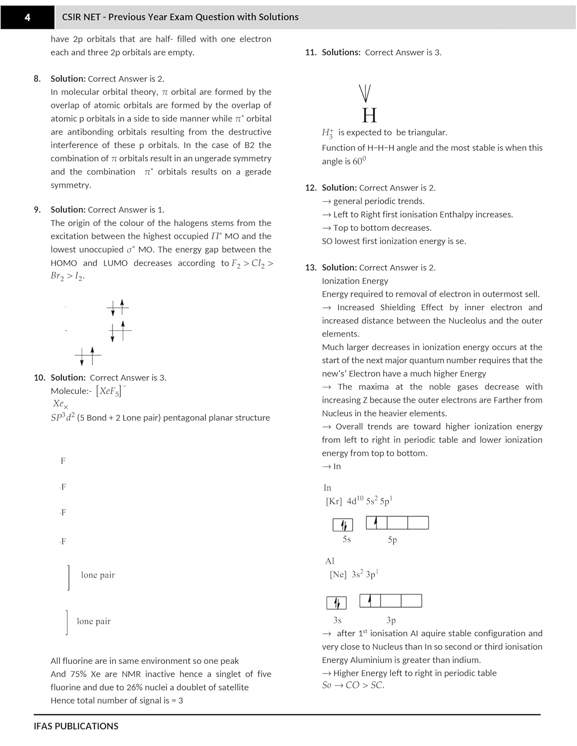 CSIR NET Chemical Science PYQ Book Chemistry Previous Year Questions Papers with Detailed Solutions 15 Years (2011 to June 2025)
