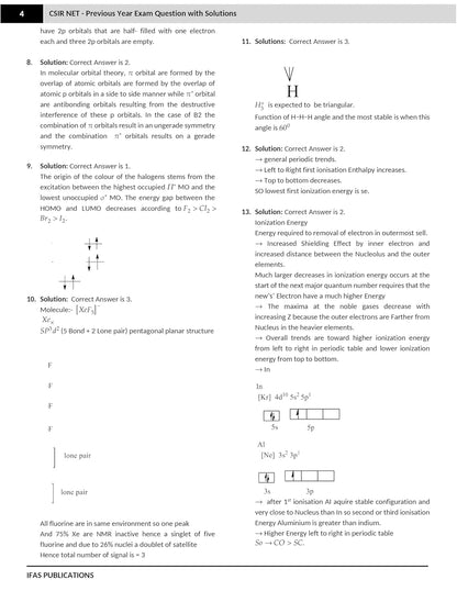 CSIR NET Chemical Science PYQ Book Chemistry Previous Year Questions Papers with Detailed Solutions 15 Years (2011 to June 2025)
