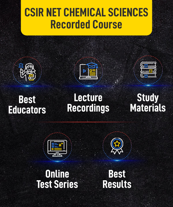 CSIR NET Chemical Sciences recorded online course (Hinglish)