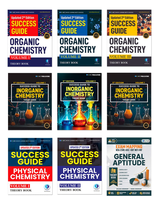 CSIR NET Chemical Science Book - Chemistry Complete Study Materials with Theory & Practice  Notes (9 Books )  | Concept Books for NTA CSIR UGC NET/JRF, GATE, SET & TIFR Chemistry Examinations in India