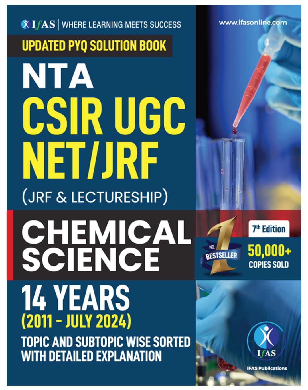 CSIR NET Chemical Science Previous Year Questions Papers (Updated 2011 to Dec 2023) with Detailed Solutions - Chapterwise & Topicwise Sorted Questions for CSIR NET Chemistry PYQ - Best Book for CSIR NET JRF, GATE Chemistry & SET Examinations in India