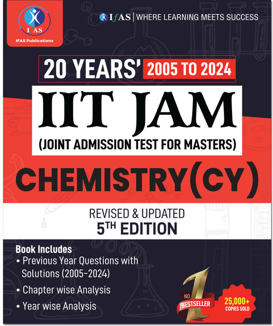 IIT JAM Chemistry PYQ Book (2005 -2021) topic-wise Previous years papers with solution