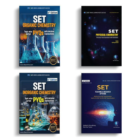 SET Chemical Science Complete Book set (4 Books) - Topicwise Previous Years solved papers