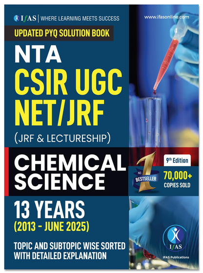 CSIR NET Chemical Science PYQ Book Chemistry Previous Year Questions Papers with Detailed Solutions 15 Years (2011 to June 2025)